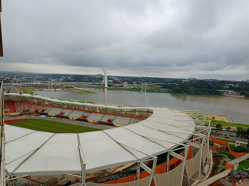 Le stade Félix Houphouët Boigny d'Abidjan, l'une des enceintes devant accueillir la CAN 2023 en Côte d'Ivoire.